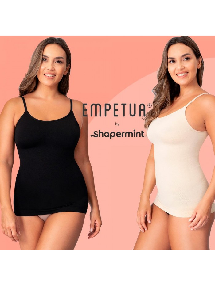 SHAPERMINT Scoop Neck Compression Cami - Tummy and Waist